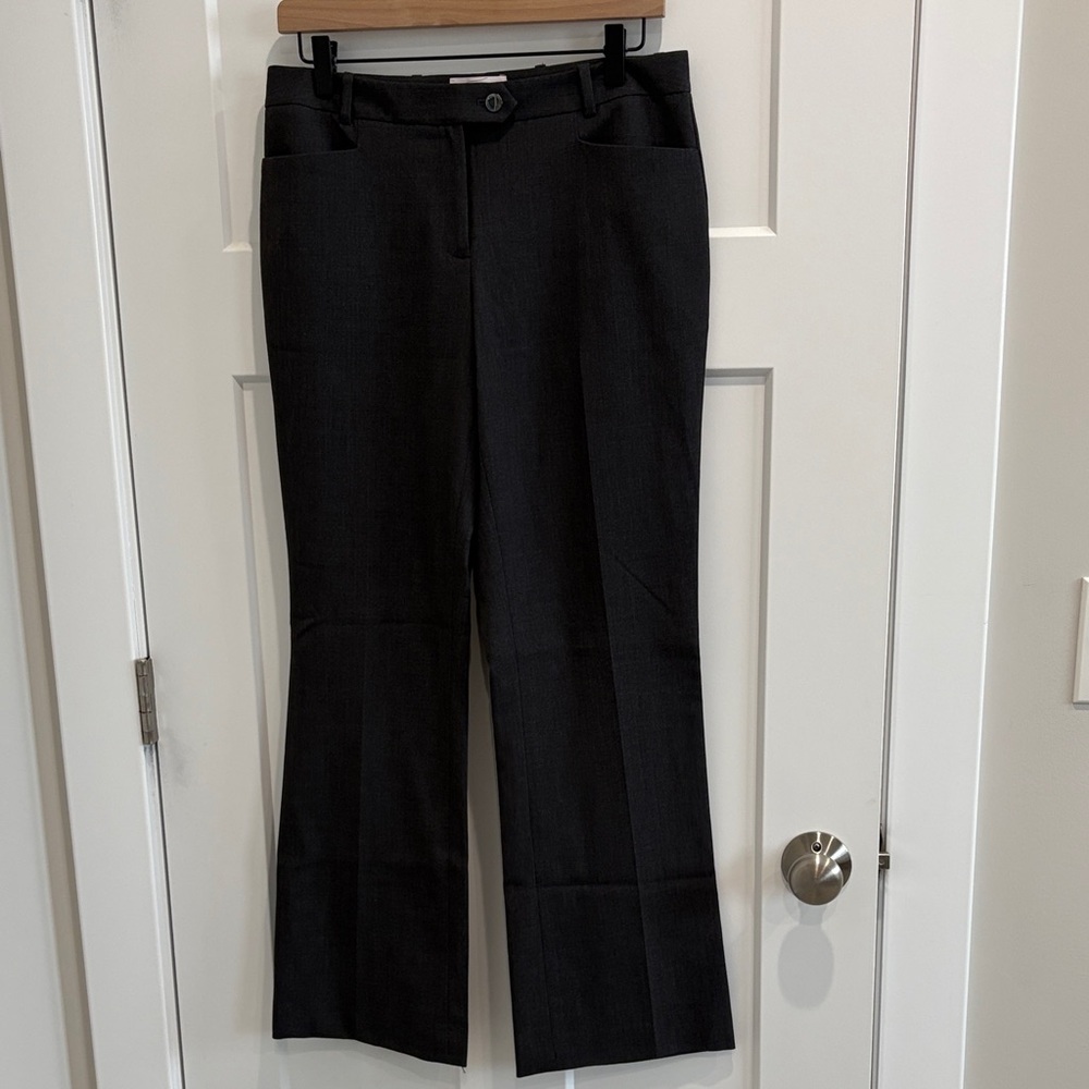 Calvin Klein Black Wide-Leg Dress Trousers